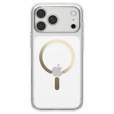 4. Etui Spigen Ultra Hybrid MagSafe na iPhone 18 Pro Max / 17 Pro Max - przezroczysto-złote