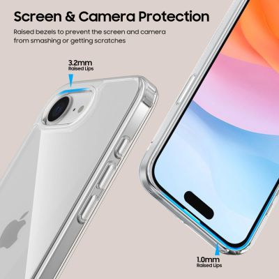 4. Etui Tech-Protect FlexAir Hybrid na iPhone 16e / 17e - przezroczyste