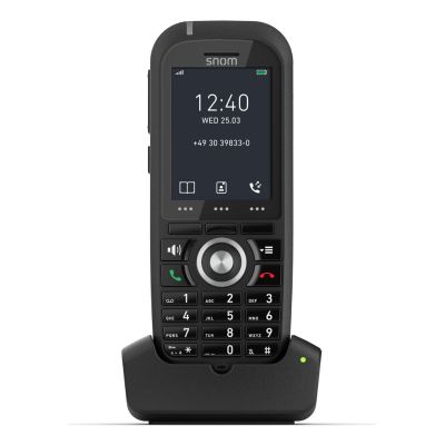 4. Snom M70 Słuchawka telefoniczna DECT Nazwa i identyfikacja dzwoniącego Czarny