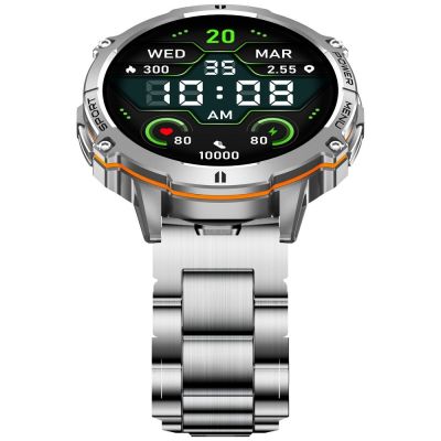 8. Smartwatch Gravity Grafitowy Pasek + Bransoleta GT42-3