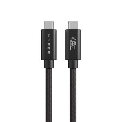 2. HYPER HyperDrive Next kabel USB USB4 Gen 3x2 1,2 m USB C Czarny