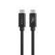 2. HYPER HyperDrive Next kabel USB USB4 Gen 3x2 1,2 m USB C Czarny