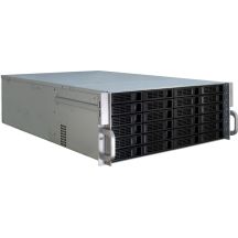 Inter-Tech 4U-4424 Rack Czarny, Srebrny