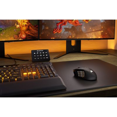 4. Corsair SCIMITAR ELITE WIRELESS myszka Gaming Po prawej stronie RF Wireless + Bluetooth + USB Type-C Optyczny 26000 DPI