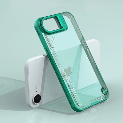 10. Etui Nillkin Iceblade Prop z podstawką na iPhone 16e / 17e - zielone