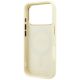 7. Etui Guess Ring Stand 360 Grained Classic Logo MagSafe na iPhone 18 Pro / 17 Pro - beżowe