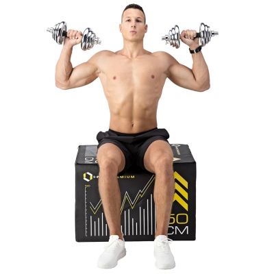 18. Sztangielki w walizce HMS STC21 2 x 10 kg chrom