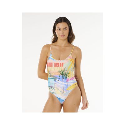 Kostium damski RIP CURL Hotel Malibu Cheeky One Piece multikolor