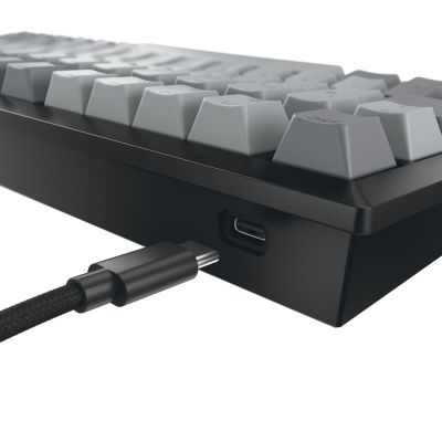 13. Cherry TAS Klawiatura bezprzewodowa MX 2A cicha czerwona LT DE