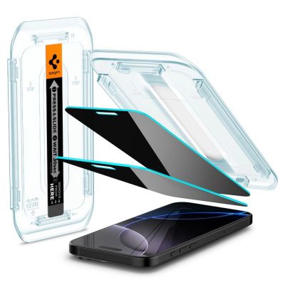 5. Szkło hartowane Spigen Glas.tR EZ Fit Privacy na iPhone 16 Pro Max / 17 Pro Max - 2 szt.