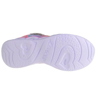 4. Skechers Heart Lights-Rainbow Lux 302308L-SMLT Szare 27