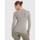 2. Longsleeve slim do jogi i pilatesu szybkoschnący damski 4F 4FWAW25TFLOF429-41A