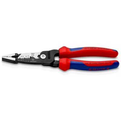 6. Knipex 13 72 200 ME narzędzie do zdejmowania izolacji Czarny, Niebieski, Czerwony, Stal nierdzewna