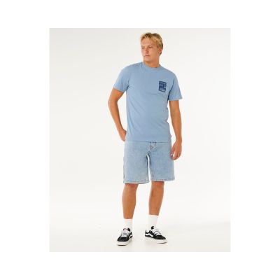 4. Koszulka męska RIP CURL Keep On Trucking Ss Tee niebieska