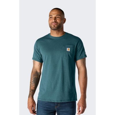 Koszulka Carhartt Force Midweight SS Pocket HARBOR
