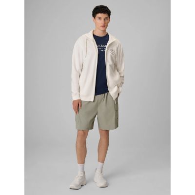 3. Bluza dresowa regular z kapturem męska 4F 4FRSS26TSWSM2978-11S