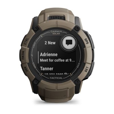 11. Garmin Instinct 2X Solar Tactical Edition 2,79 cm (1.1") MIP 50 mm Cyfrowy 176 x 176 px Ekran dotykowy Zielony GPS