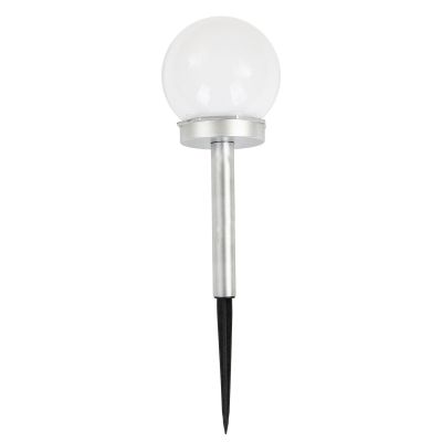 10. LAMPA SOLARNA KULA MLECZNA 10x35CM