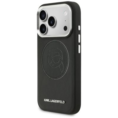 2. Etui Karl Lagerfeld K Head Point Logo MagSafe na iPhone 17 Pro - czarne
