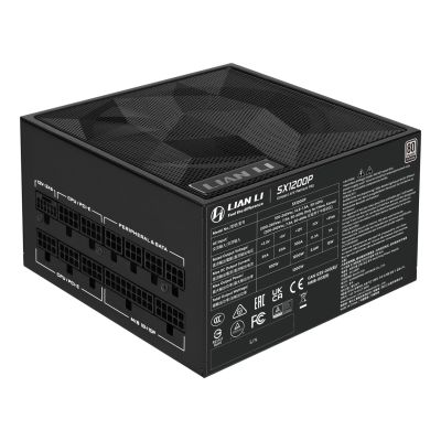6. Lian Li SX1200P moduł zasilaczy 1200 W 20+4 pin ATX ATX Czarny