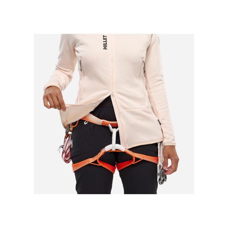 4. Bluza damska MILLET Fusion Grid Hoodie W jasny róż