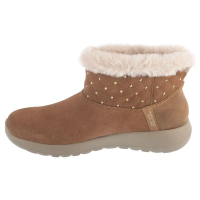 2. Skechers Slip-Ins: On-The-Go Joy - Cozy Shimmer 144816-CSNT Brązowe 36