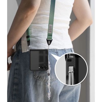 10. Etui Ringke Onyx Flap Magsafe na Samsung Galaxy Z Flip 8 - czarne