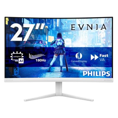 18. Philips Evnia 5000 27M2C5201L/00 LED display 68,6 cm (27") 1920 x 1080 px Full HD LCD Biały