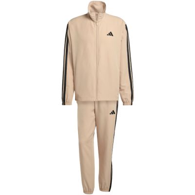 10. Dres męski adidas Sportswear Basic 3-Stripes Woven beżowy JX3149