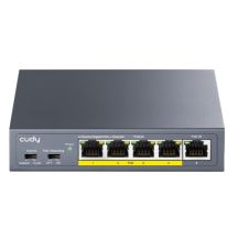 SWITCH POE / EXTENDER POE40 4-PORTOWY + 1X UPLINK CUDY