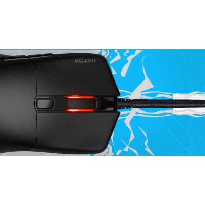 11. HATOR Pulsar 3 Wireless myszka Gaming Oburęczny RF Wireless + Bluetooth + USB Type-C Optyczny 12000 DPI