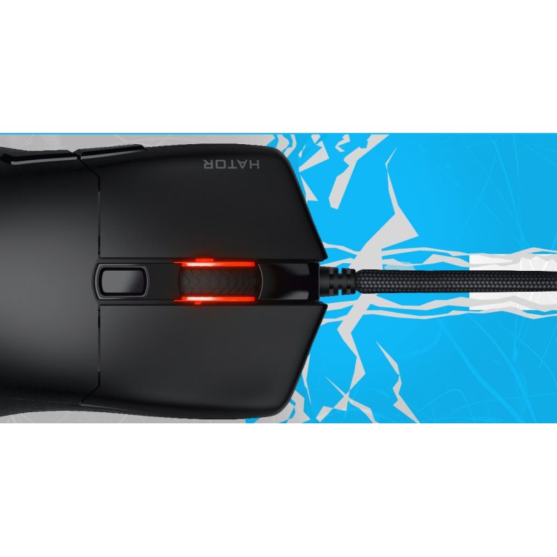 11. HATOR Pulsar 3 Wireless myszka Gaming Oburęczny RF Wireless + Bluetooth + USB Type-C Optyczny 12000 DPI