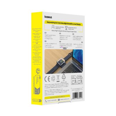12. Ładowarka indukcyjna Baseus MagPro 2.5W magnetyczna do Apple Watch - czarna