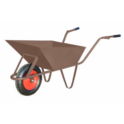3. AWTOOLS TACZKA BUDOWLANA 85L/1,5mm BRĄZ+OSŁONA KOŁA