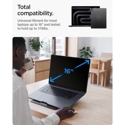 7. Podstawka pod laptopa Spigen SlimFold LD201-S8 pod laptop - szara