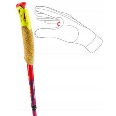 6. Kije trekkingowe LEKI TRL ULTRATRAIL FX ONE, 120cm czerwone