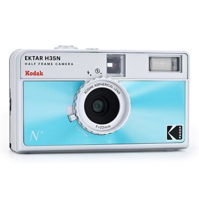 2. Kodak EKTAR H35N Kompaktowa kamera filmowa 35 mm Niebieski, Srebrny