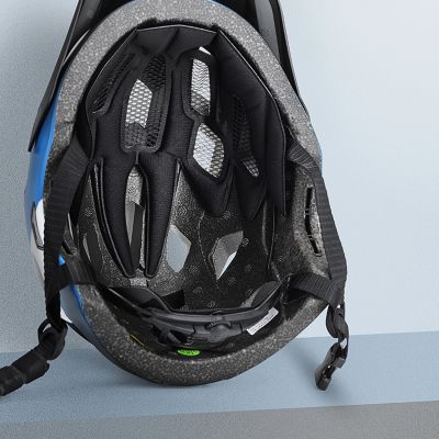 2. Kask rowerowy Rockbros TS-61 10110061001 dziecięcy z odpinaną szczęką rozmiar S (48-54) - niebieski