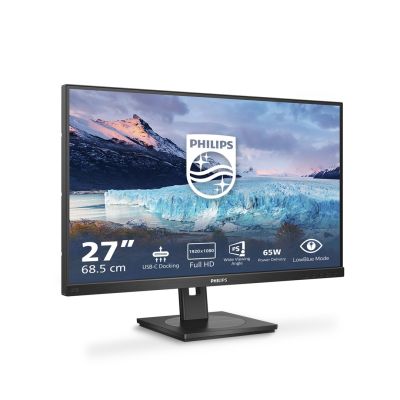 2. Philips S Line 273S1/00 monitor komputerowy 68,6 cm (27") 1920 x 1080 px Full HD LCD Czarny