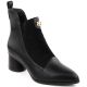 8. Botki na obcasie D&A S.Barski Premium Collection W OLI232A czarne