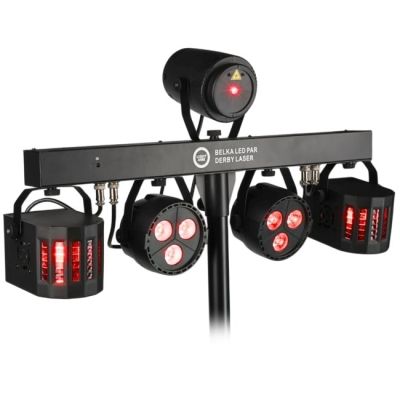 15. Multiefekt LIGHT4ME BELKA LED PAR DERBY LASER
