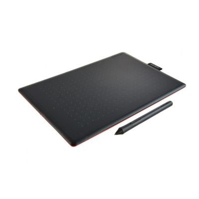2. Tablet graficzny Wacom One by Medium Czarny, Czerwony 2540 lpi 216 x 135 mm USB