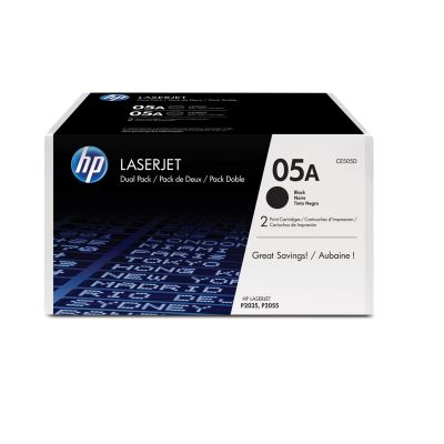 11. HP Zestaw dwóch oryginalnych wkładów z czarnym tonerem 05A LaserJet