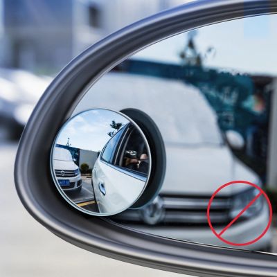 9. Baseus Full-view Blind-spot Mirror 2x dodatkowe samochodowe lusterko boczne wypukłe martwe pole punkt czarny (ACMDJ-01)
