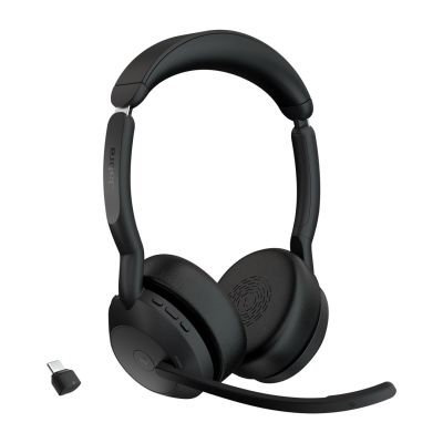 4. Słuchawki nauszne bezprzewodowe Jabra Evolve2 55 MS Stereo Link380c