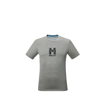 Koszulka męska MILLET Ubic Wool Ts Ss M szara