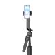8. Premium selfie stick Wozinsky WST-360YS 1,8m z funkcją statywu z automatycznym śledzeniem twarzy 360° AI sterowanie gestami - czarny