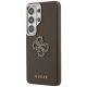 2. Etui Guess Grained Big 4G Metal Logo na Samsung Galaxy S26 Ultra - brązowe