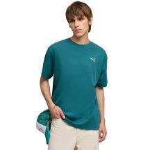 Koszulka męska Puma ESS Elevated Relaxed Tee zielona 692018 41
