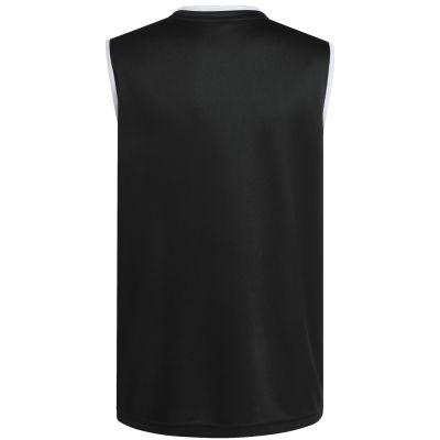 3. Koszulka dla dzieci adidas Entrada 26 Sleeveless Jersey czarna KB3933